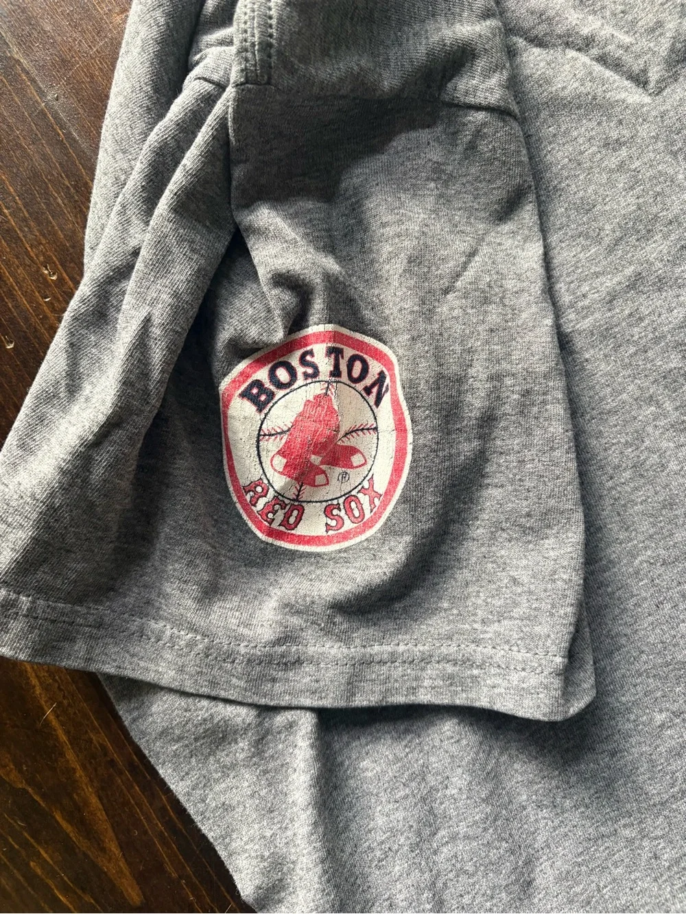 Vintage Nike Red Sox Gray Graphic Tee - Men's L